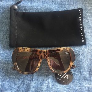 Quay Australia Common Love Sunglasses Tortoise NWT